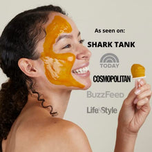 Load image into Gallery viewer, Love & Pebble Beauty Pops - Ice Roller for Face Massage & Skin Care Ice Mask for Face Set with Turmeric & Aloe | Cryo Dermal Benefits of Ice Face Roller and Gua Sha, As Seen on Shark Tank and Tik Tok