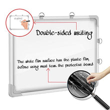Load image into Gallery viewer, Magnetic Dry Erase Board, 16 x 12 Inch Wall Mounted White Board, Portable Double-Sided Small Whiteboard for School, Home & Office