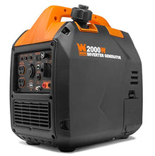 Load image into Gallery viewer, WEN 56203i Super Quiet 2000-Watt Portable Inverter Generator w/Fuel Shut Off, CARB Compliant, Ultra Lightweight