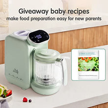 Load image into Gallery viewer, Baby Food Maker, 5 in 1 Baby Food Processor, Smart Control Multifunctional Steamer Grinder with Steam Pot, Auto Cooking & Grinding, Baby Food Warmer Mills Machine