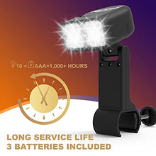 Load image into Gallery viewer, RVZHI Grill Light for BBQ, Gifts for Men Father, 180° Durable Flexible Barbecue Light for Night Outdoor, 10 Super Bright LED Lamps Grill Lighting Accessories for Grill Handle, Included 3 Battery