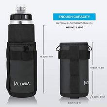Load image into Gallery viewer, VLTAWA Premium Bike Water Bottle Cage, Bicycle Bottle Holder Bag with Shoulder Strap-Waterproof-Insulation-Durability-Secured Mountain Bike Cup Holder with Pocket, Suit for all Bikes, No Screws Needed