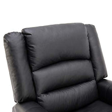 Load image into Gallery viewer, Electric Power Lift Recliner Chair Dual TUV Motor Infinite-Positions Lay Flat Sleeper Faux Leather Lounge w/Remote Control Dual USB Charging Ports 7298 (Black)