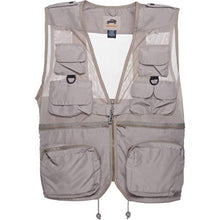 Load image into Gallery viewer, Humvee HMV-VC-K-XL X-Large Nylon Combat Vest with Safety Zipper, Khaki