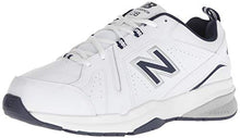 Load image into Gallery viewer, New Balance Men's 608 V5 Casual Comfort Cross Trainer, White/Navy, 10.5 W US