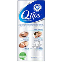 Load image into Gallery viewer, Q-tips Cotton Swabs For Hygiene and Beauty Care Original Cotton Swab Made With 100% Cotton 625 Count
