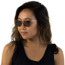 Load image into Gallery viewer, VITENZI Full Reader Sunglasses Cat Eye Readers for Reading Under The Verona Sun in Champagne 1.50