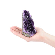 Load image into Gallery viewer, Deep Purple Project 1 Lb Quartz Crystal Cluster Raw Amethyst Stone Plus: Gift WRAP Box Included