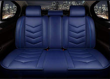 Load image into Gallery viewer, OUTOS Luxury Leather ZFL Auto Car Seat Covers 5 Seats Full Set Universal Fit (Blue)