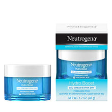 Load image into Gallery viewer, Neutrogena Hydro Boost Hyaluronic Acid Hydrating Gel-Cream Face Moisturizer to Hydrate & Smooth Extra-Dry Skin, Oil-Free, Fragrance-Free, Non-Comedogenic & Dye-Free Face Lotion, 1.7 oz