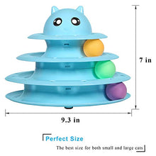 Load image into Gallery viewer, UPSKY Cat Toy Roller Cat Toys 3 Level Towers Tracks Roller with Six Colorful Ball Interactive Kitten Fun Mental Physical Exercise Puzzle Toys