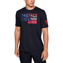 Load image into Gallery viewer, Under Armour Men's Freedom USA Pth T-Shirt , Black (001)/Red , Large