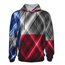 Load image into Gallery viewer, Texas state Flag Print Hoodies Kids 3D Print Sweatshirts Long Sleeve Pullover Hoodies with Pocket for Teen Boys and Girls Black