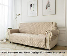 Load image into Gallery viewer, Ameritex Waterproof Nonslip Recliner Cover Stay in Place, Dog Chair Cover Furniture Protector, Ideal Recliner Slipcovers for Pets and Kids (23", Beige)