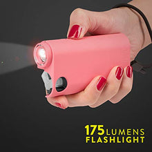Load image into Gallery viewer, Guard Dog Self-Defense Kit w/Red Pepper Spray & Stun Gun w/Flashlight, up to 16 ft, 175 Lumens, Rechargeable Battery, Safety Switch, USB Charging Cord (Pink)