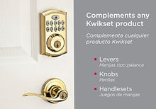 Load image into Gallery viewer, Kwikset 913 Smartcode Touchpad Electronic Deadbolt featuring SmartKey in Polished Brass
