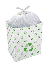 Load image into Gallery viewer, Clean Cubes 13 Gallon Disposable Sanitary Trash Cans & Recycling Bins, 6 Pack (Recycle)