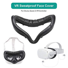 Load image into Gallery viewer, BEJOY VR PU Leather Face Bracket & Protective Lens Cover for Oculus Quest 2, Dust Proof & Anti-Scratch Cover, 3D 360 Degree Surrounding Sounds Gaming Headphones for Oculus 2