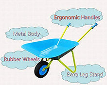 Load image into Gallery viewer, G & F Products G & F 10041 JustForKids Kids Wheel Barrel made of real metal kids size