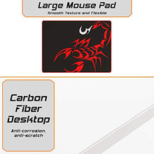 Load image into Gallery viewer, DESIGNA 55'' Gaming Desk, K-Shape Computer Desk with Free Mouse pad, Cup Holder& Headphone Hook & Controller Stand, Gamer Workstation for Home Office, White