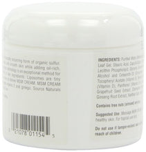 Load image into Gallery viewer, Source Naturals MSM Cream, 4 Ounce (Pack of 2)
