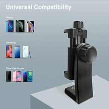 Load image into Gallery viewer, 6amLifestyle Cell Phone Tripod Mount Adapter with Tripod Ball Head 360° Rotatable for Universal Smartphone Samsung Galaxy iPhone Holder for Tripod Selfie Stick Monopod Etc