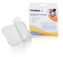 Load image into Gallery viewer, Medela Soothing Gel Pads for Breastfeeding, 4 Count Pack, Tender Care HydroGel Reusable Pads, Cooling Relief for Sore Nipples from Pumping or Nursing