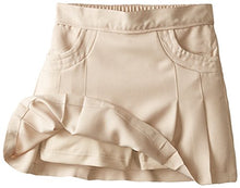 Load image into Gallery viewer, Nautica girls School Uniform Pleated Scooter With Pockets Skirt, Khaki, 5 US