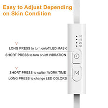 Load image into Gallery viewer, 7 Colors LED Face Mask Light Therapy, LED Light Therapy Mask Facial for Skin Rejuvenation Face Skin Care Mask