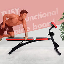 Load image into Gallery viewer, TUSY Adjustable Weight Bench for Full Body Workout Multi-Purpose Utility Weight Bench Flat Bench Press for Home and Gym