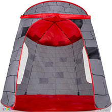 Load image into Gallery viewer, Kids Play Tent Knight Castle - Portable Kids Tent - Kids Pop Up Tent Foldable Into Carrying Bag - Childrens Play Tent For Indoor And Outdoor Use - Kids Playhouse Best Gift For Boys and Girls, Original