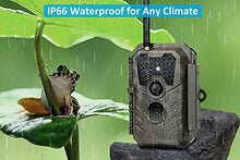 Load image into Gallery viewer, Meidase P90 WiFi Trail Camera, 32MP 1296P, Wide 120° View Angle, H.264 HD Video Game Cameras with Night Vision Motion Activated Waterproof, Phone App