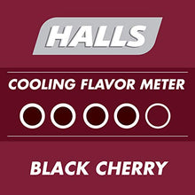 Load image into Gallery viewer, HALLS Relief Variety Pack Honey Lemon and Black Cherry Sugar Free Cough Drops, 6 Packs of 25 Drops (150 Total Drops)