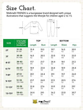 Load image into Gallery viewer, mollimelli friends 2T~15Y Toddlers' Babygirls' Babyboys' Kids' Girls' Boys' Teen Clothes Cotton100% Long Sleeve Clothingsets