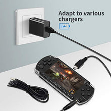 Load image into Gallery viewer, FunTurbo PSP Charger Cable, Playstation Portable Charger PSP Power Cord for Charging Sony PSP 1000 2000 3000 USB Data Cable & Charging Cord 2-in-1 (2 Pack)