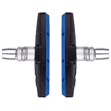 Load image into Gallery viewer, HOTOP 2 Pairs V Bike Brake Pads with Hex Nuts and Spacers V Bicycle Brake Blocks Set 70 mm (Blue)