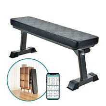 Load image into Gallery viewer, Finer Form Gym Quality Foldable Flat Bench for Multi-Purpose Weight Training and Ab Exercises
