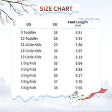 Load image into Gallery viewer, K KomForme Kids Snow Boots for Boys Girls Toddler Winter Outdoor Boots Waterproof with Fur Lined (Toddler/Little Kid/Big Kid)