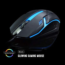 Load image into Gallery viewer, Weisai 2 Colors Wired Mouse Photoelectric Gaming Mouse Programmable Buttons RGB Backlight with USB Cable for Mouse Gamer for Desktop (Color : White)