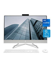 Load image into Gallery viewer, HP 27 All-in-One PC, 11th Gen Intel Core i7-1165G7 Processor, 16 GB RAM, 512 GB SSD, 27" Full HD Touchscreen, Windows 10 Home, Wireless Mouse & Keyboard, Dual-Array Mic, 1080p Webcam (27-DP1280, 2020)