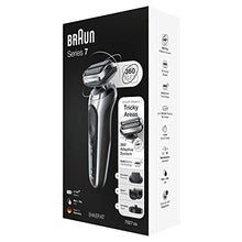 Load image into Gallery viewer, Braun Electric Razor for Men, Series 7 7027cs 360 Flex Head Electric Shaver with Beard Trimmer, Rechargeable, Wet & Dry with Charging Stand and Travel Case