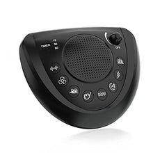 Load image into Gallery viewer, Portable Sound Machines,White Noise Machine with Non Looping Natural Soothing Sounds,Sleep Timer and Memory Function,USB Charge Port,Powered by DC or Battery Travel Sleep Machine for Adults Baby Kids