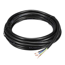 Load image into Gallery viewer, uxcell RVV Wire Cable Extension Cord Copper Wire Electric Conductor 4 Core 18 AWG 5M/16.4ft Length