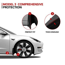 Load image into Gallery viewer, BASENOR Tesla Model 3 Mud Flaps Splash Guards Winter Vehicle Sediment Protection 2016-2023(Set of 4)