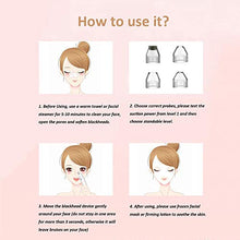 Load image into Gallery viewer, Blackhead Remover Pore Extractor Vacuum Cleaner, Professional Home Spa Skin Care Pimple Acne Whitehead Sucker Cleanser Kit with 4 Probes For Women Men Face Tool Blackhead Vacume Remover