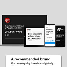Load image into Gallery viewer, LIFX Clean, A19 1100 lumens, Full Color with Antibacterial HEV, Wi-Fi Smart LED Light Bulb, No Bridge Required, Works with Alexa, Hey Google, HomeKit and Siri.