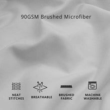 Load image into Gallery viewer, Hallmark Bed Sheets Set Twin Size - Soft Brushed Microfiber Sheets Grey Bed Sheets Twin Set Deep Pocket 14 Inches, Wrinkle Free and Hypoallergenic - 3 Piece Set, Twin, Light Grey