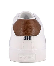 Load image into Gallery viewer, Nautica Men's Garrison 2 Fashion Sneaker, Classic Low Top Loafer, Casual Lace-Up Shoe-Garrison 2-White 1 Size-10