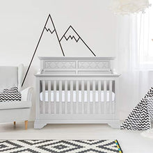 Load image into Gallery viewer, Sweetpea Baby Fairview 4-in-1 Convertible Crib in Silver Grey Pearl, Greenguard Gold Certified