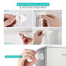 Load image into Gallery viewer, 16 Pack Child Safety Magnetic Cabinet Locks - Vmaisi Children Proof Cupboard Baby Locks Latches - Adhesive for Cabinets & Drawers and Screws Fixed for Durable Protection